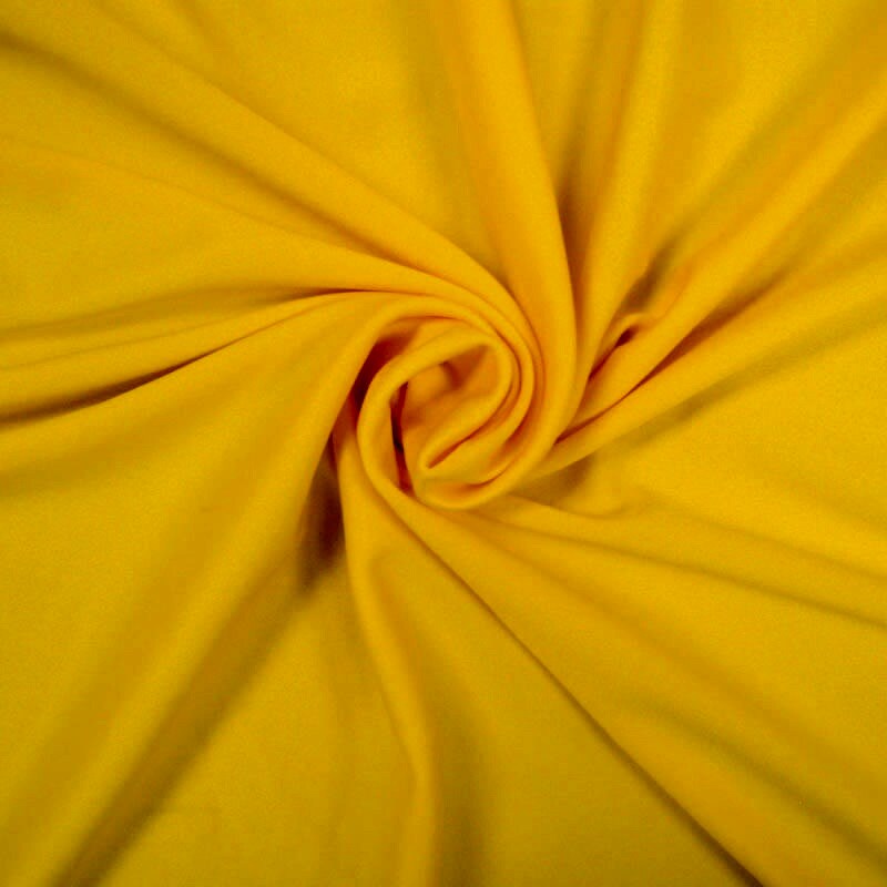 Evie MANGO Polyester (Not Neoprene) Scuba Double Knit Fabric by the Yard - 10021