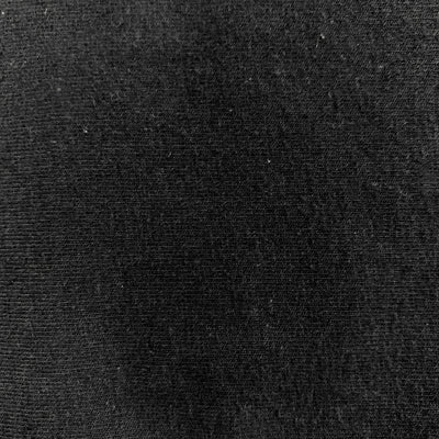 Clara BLACK Cotton Lycra Spandex Jersey Fabric for Clothes, Costumes, Crafts