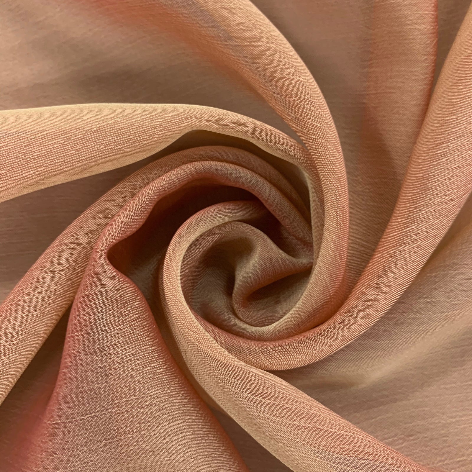 Jolene MAUVE GOLD Polyester Two-Tone Chiffon Fabric by the Yard - 10135