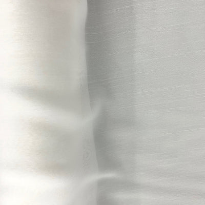Jolene WHITE Polyester Two-Tone Chiffon Fabric by the Yard - 10135