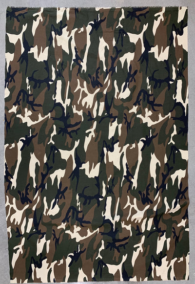 Justice CAMOUFLAGE 100% Cotton Fabric for Non-Medical Face Mask, Clothes, Costumes, Crafts  - 10169