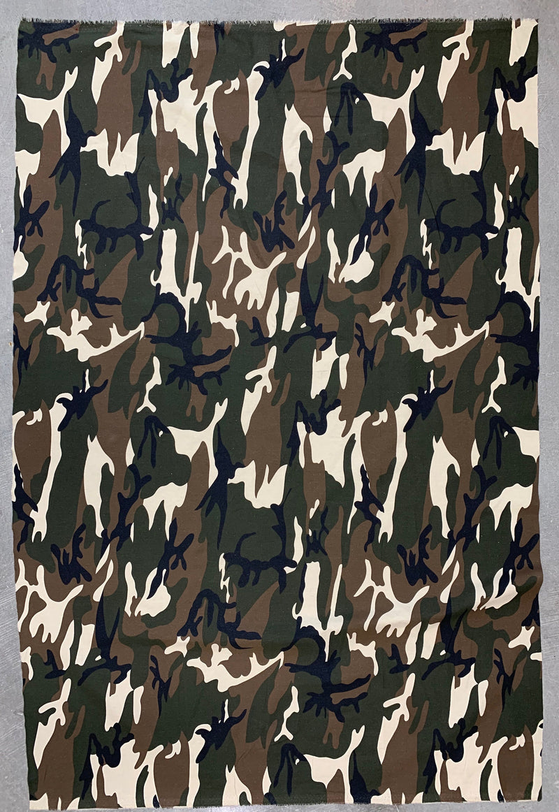 Justice CAMOUFLAGE 100% Cotton Fabric for Non-Medical Face Mask, Clothes, Costumes, Crafts  - 10169