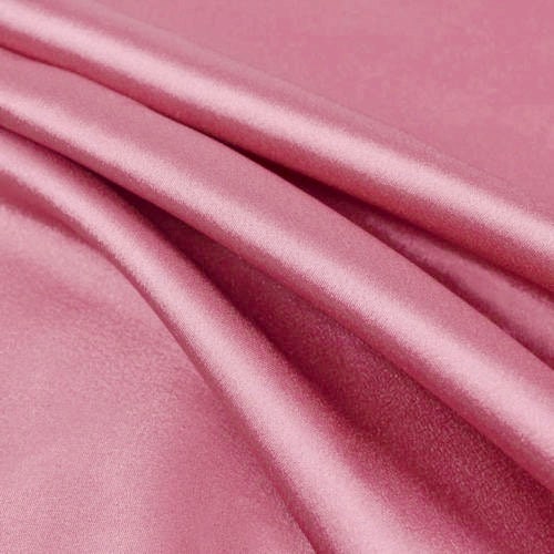 Payton CANDY PINK Faux Silk Minimal Stretch Charmeuse Satin Fabric by the Yard - 10017