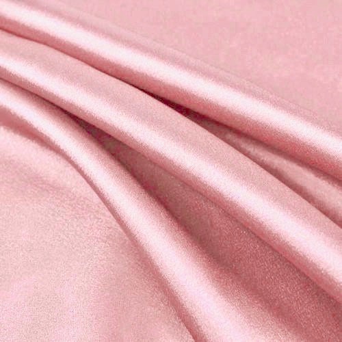 Payton PINK Faux Silk Minimal Stretch Charmeuse Satin Fabric by the Yard - 10017