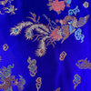 Hope ROYAL BLUE Dragon Brocade Chinese Satin Fabric by the Yard - 10040
