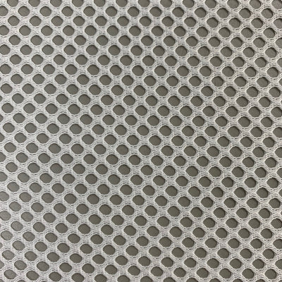 Mallory WHITE Polyester King Mesh Knit Fabric by the Yard - 10111