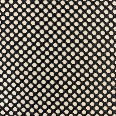 Mallory BLACK Polyester King Mesh Knit Fabric by the Yard - 10111