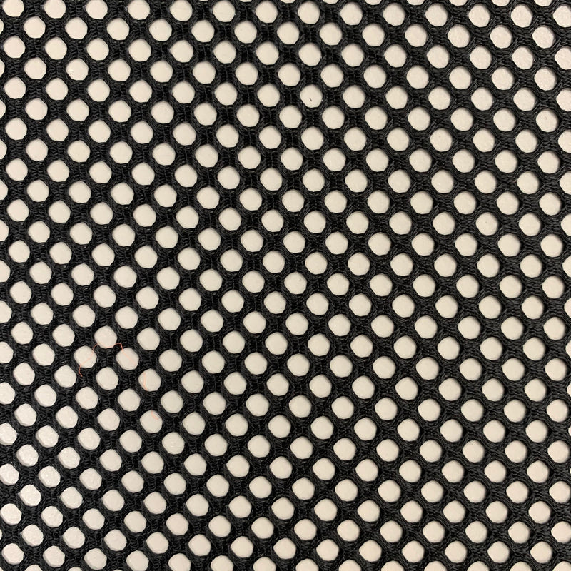 Mallory BLACK Polyester King Mesh Knit Fabric by the Yard - 10111