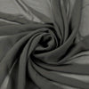 Danielle CHARCOAL GREY Polyester Hi-Multi Chiffon Fabric by the Yard - 10075