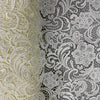 Maggie IVORY Guipure Venice Heavy Lace Fabric by the Yard - 10019