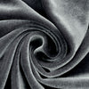 Princess DARK GREY Polyester Spandex Stretch Velvet Fabric by the Yard for Tops, Dresses, Skirts, Dance Wear, Costumes, Crafts - 10001