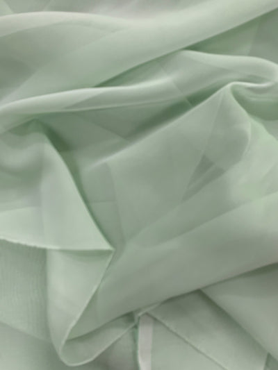 Jolene LIGHT MINT GREEN Polyester Two-Tone Chiffon Fabric by the Yard - 10135
