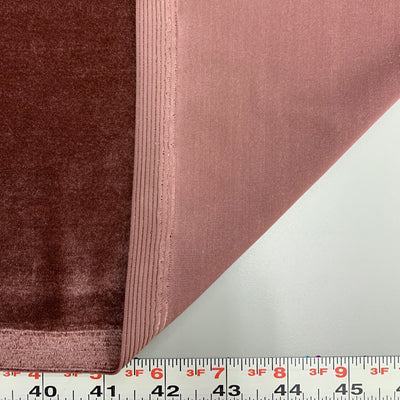 Princess DARK MAUVE ROSE Polyester Spandex Stretch Velvet Fabric for Bows, Headwraps, Top Knots, Clothes, Costumes, Crafts, etc.