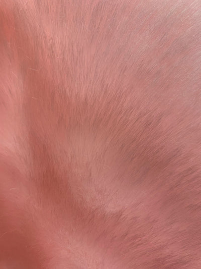 Zahra LIGHT PINK 0.75 Inch Short Pile Soft Faux Fur Fabric for Fursuit, Cosplay Costume, Photo Prop, Trim, Throw Pillow, Crafts - 10177