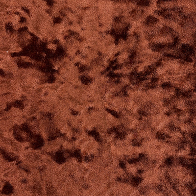 Samantha DARK AMBER Polyester Stretch Crushed Velvet Fabric by the Yard for Bows, Topknot. Headwraps, Scrunchies, Clothes, Costumes, Crafts