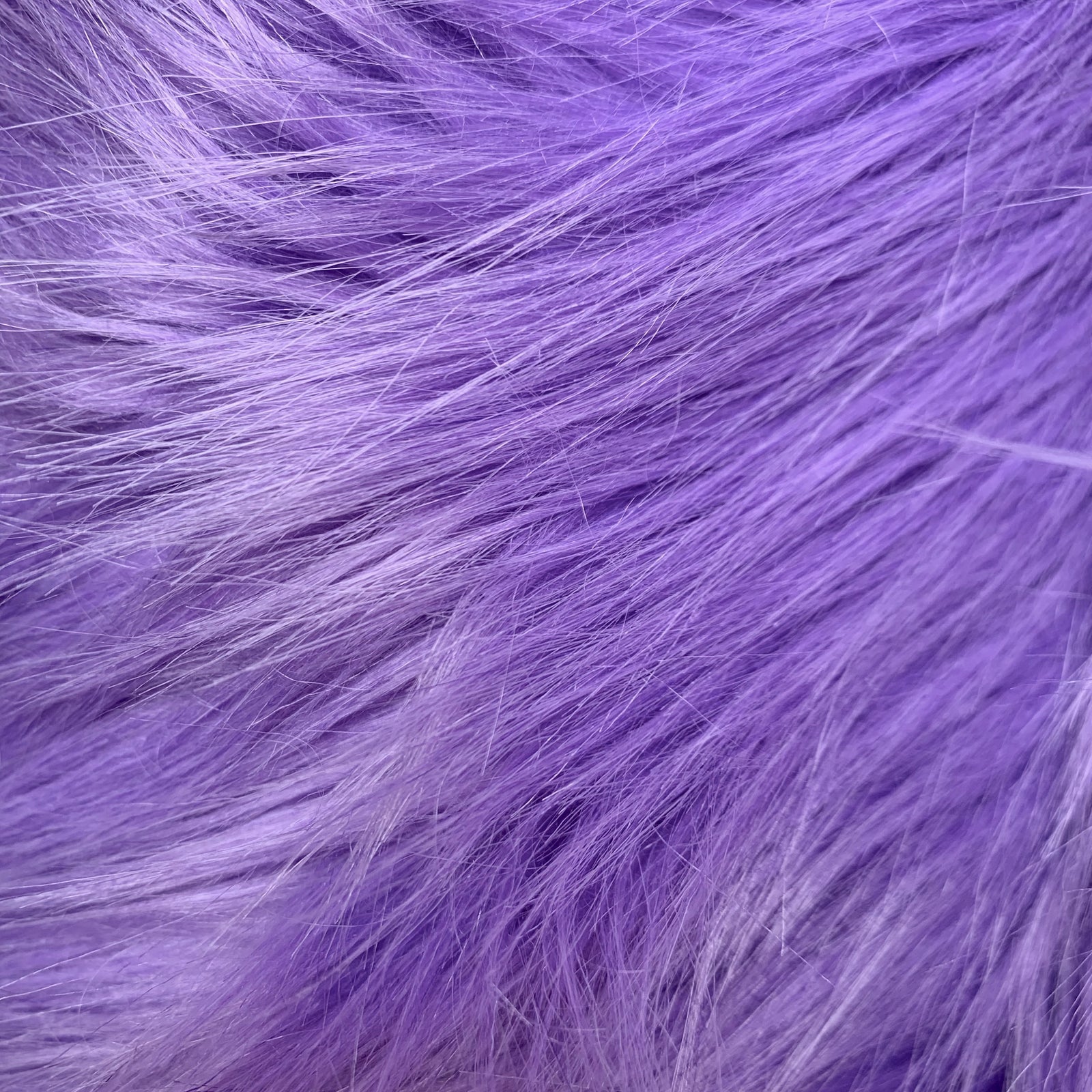 Eden VIOLET Shaggy Long Pile Soft Faux Fur Fabric for Fursuit, Cosplay Costume, Photo Prop, Trim, Throw Pillow, Crafts