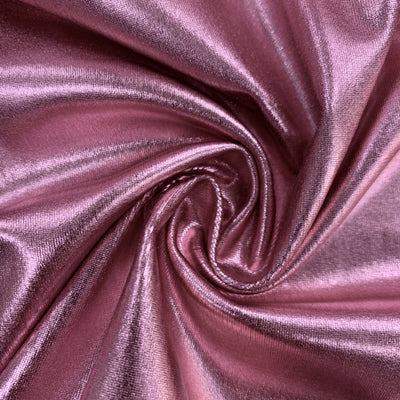 Finley DUSTY PINK 4-Way Stretch Metallic Foil Fabric by the Yard - 10013