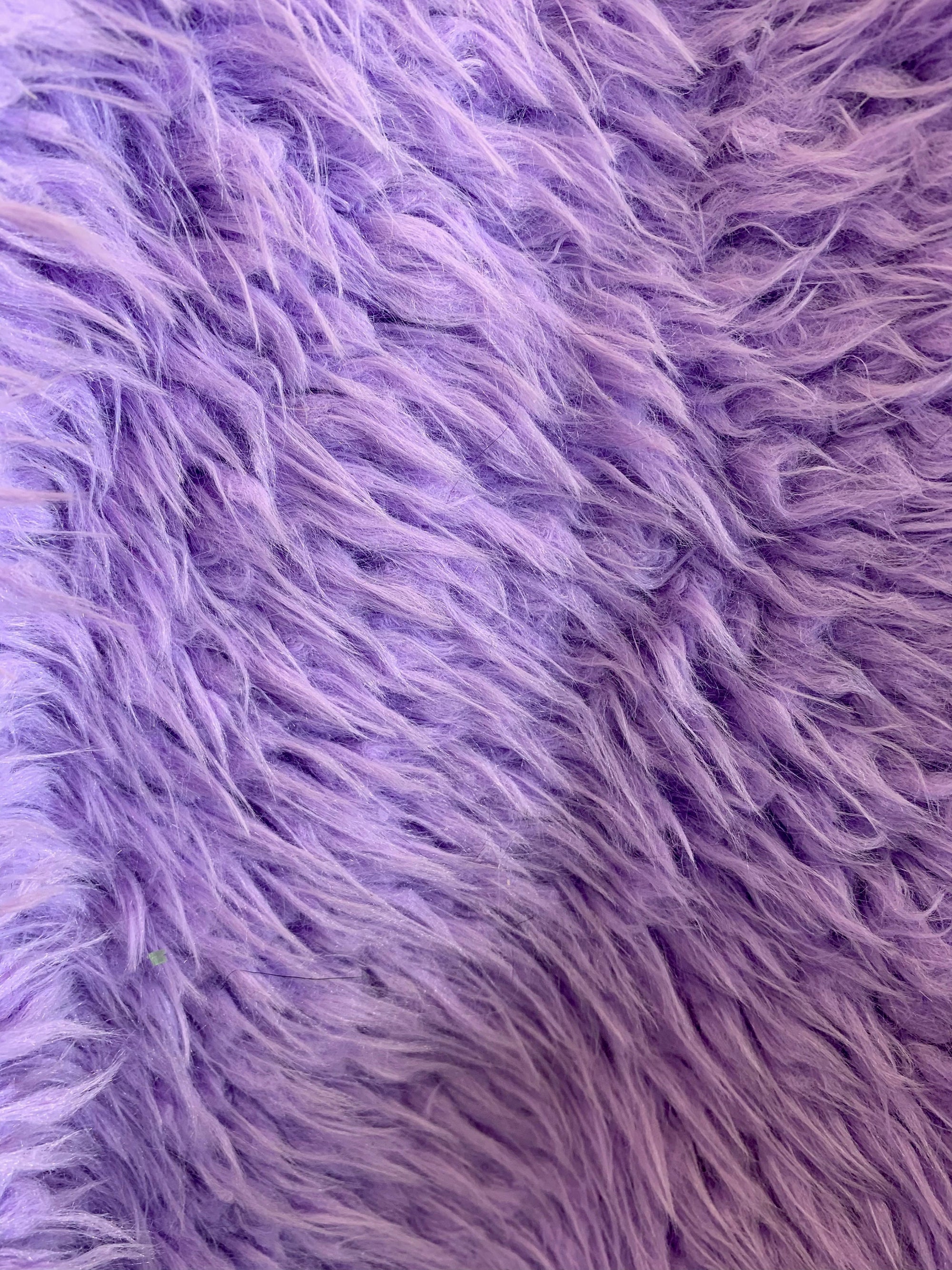 Poppy LAVENDER Flokati Mongolian Short Pile Soft Faux Fur Fabric for Fursuit, Cosplay Costume, Photo Prop, Trim, Throw Pillow, Crafts