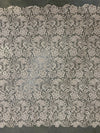 Maggie CHAMPAGNE Guipure Venice Heavy Lace Fabric by the Yard - 10019