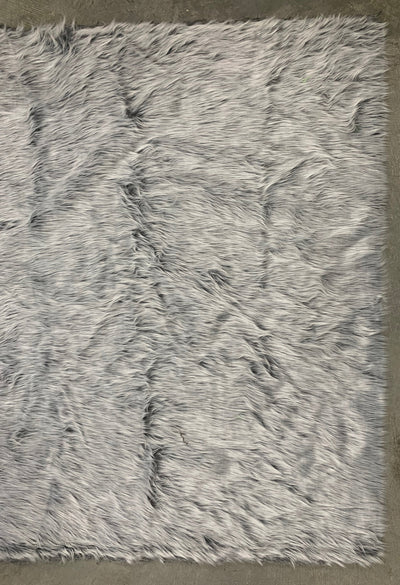 Bethany CHARCOAL-B Frost Mongolian Long Pile Soft Faux Fur Fabric for Fursuit, Cosplay Costume, Photo Prop, Trim, Crafts