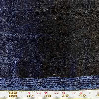 Princess NAVY BLUE Polyester Spandex Stretch Velvet Fabric for Bows, Topknots, Headwraps, Scrunchies, Clothes, Costumes, Crafts - 10001
