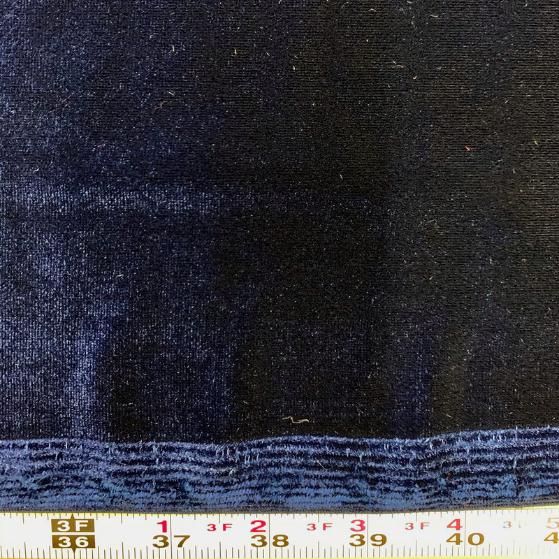 Princess NAVY BLUE Polyester Spandex Stretch Velvet Fabric for Bows, Topknots, Headwraps, Scrunchies, Clothes, Costumes, Crafts - 10001