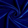 Princess ROYAL BLUE  Polyester Spandex Stretch Velvet Fabric by the Yard for Tops, Dresses, Skirts, Dance Wear, Costumes, Crafts - 10001