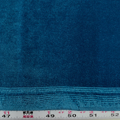 Princess DENIM BLUE Polyester Spandex Stretch Velvet Fabric for Bows, Topknots, Headwraps, Scrunchies, Clothes, Costumes, Crafts - 10001