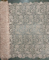 Maggie BLUSH PEACH Guipure Venice Heavy Lace Fabric by the Yard - 10019
