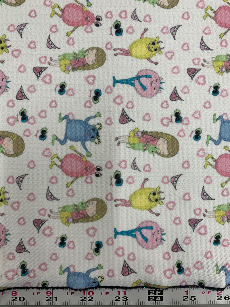 Dorothy GIRL & FRIENDS Printed Bullet Stretch Fabric for Ribbons, Head Wraps, Top Knots, Clothes, Costumes, Crafts - 10179