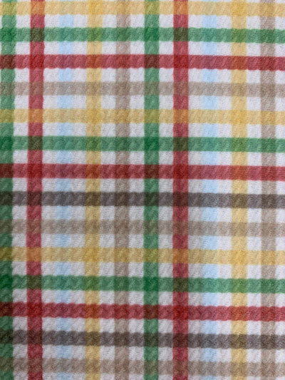 Dorothy PLAID Printed Bullet Stretch Fabric for Ribbons, Head Wraps, Top Knots, Scrunchies, Clothes, Costumes, Crafts - 10179