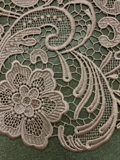 Maggie LIGHT MAUVE Guipure Venice Heavy Lace Fabric by the Yard