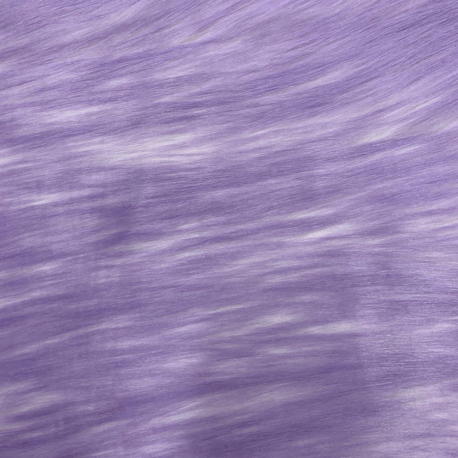 Bristol LAVENDER Tip Candy Shag Long Pile Soft Faux Fur Fabric for Fursuit, Cosplay Costume, Photo Prop, Trim, Throw Pillow, Crafts