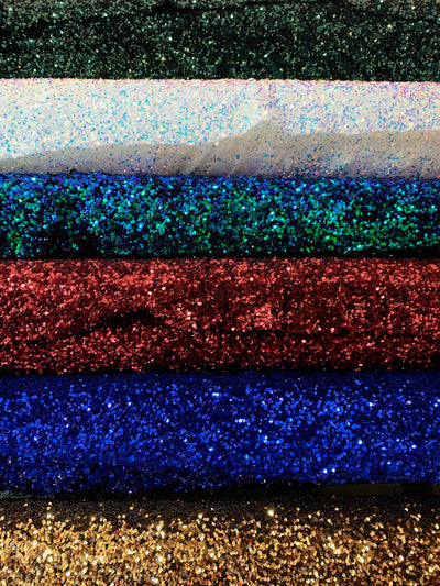 Stephanie ROYAL BLUE Overlap Sequins on ROYAL Blue Stretch Velvet Fabric by the Yard for Gowns, Apparel, Costumes, Crafts - 10185