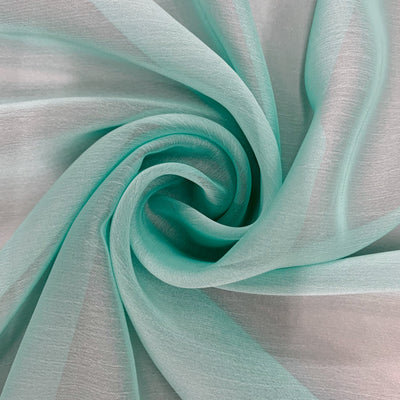 Jolene AQUAMARINE Polyester Two-Tone Chiffon Fabric by the Yard - 10135