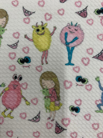 Dorothy GIRL & FRIENDS Printed Bullet Stretch Fabric for Ribbons, Head Wraps, Top Knots, Clothes, Costumes, Crafts - 10179