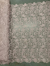 Maggie LIGHT MAUVE Guipure Venice Heavy Lace Fabric by the Yard - 10019