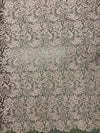 Maggie LIGHT MAUVE Guipure Venice Heavy Lace Fabric by the Yard - 10019