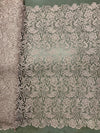 Maggie LIGHT MAUVE Guipure Venice Heavy Lace Fabric by the Yard - 10019