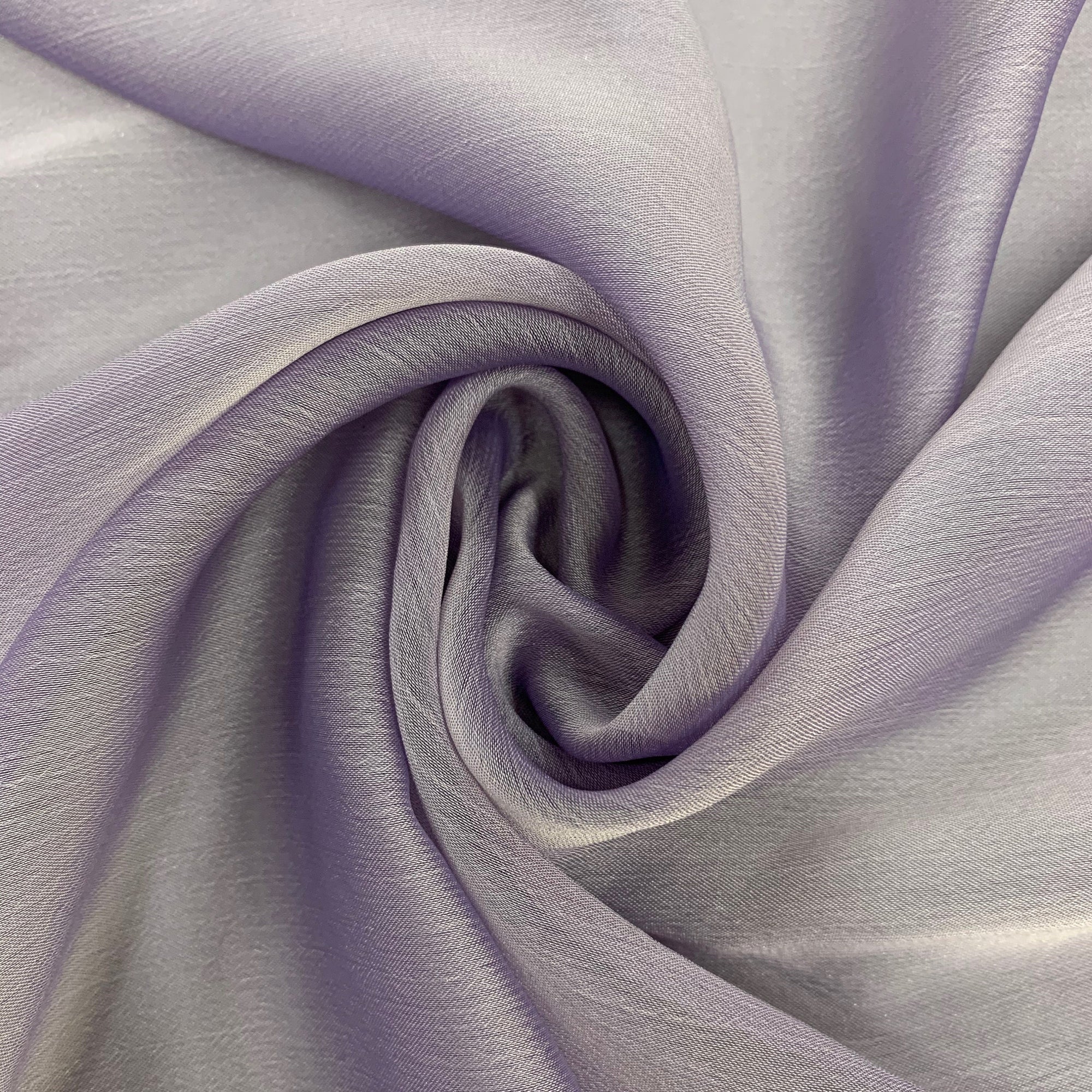 Jolene LIGHT LAVENDER SLATE Blue Polyester Two-Tone Chiffon Fabric by the Yard - 10135