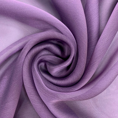 Jolene WISTERIA PURPLE Polyester Two-Tone Chiffon Fabric by the Yard - 10135