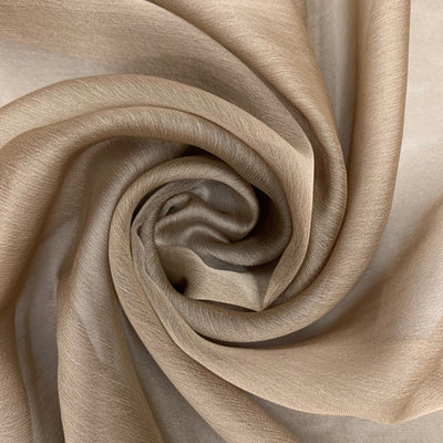 Jolene TOFFEE CREAM Polyester Two-Tone Chiffon Fabric by the Yard - 10135