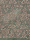 Vivian DUSTY ROSE Polyester Embroidery with Sequins on Mesh Lace Fabric by the Yard for Gown, Wedding, Bridesmaid, Prom - 10003