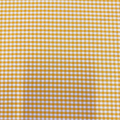 Keira TANGERINE Mini Checkered Polyester Poplin Fabric by the Yard - 10048
