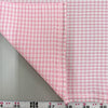 Keira PINK Mini Checkered Polyester Poplin Fabric by the Yard - 10048