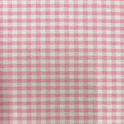 Keira PINK Mini Checkered Polyester Poplin Fabric by the Yard - 10048