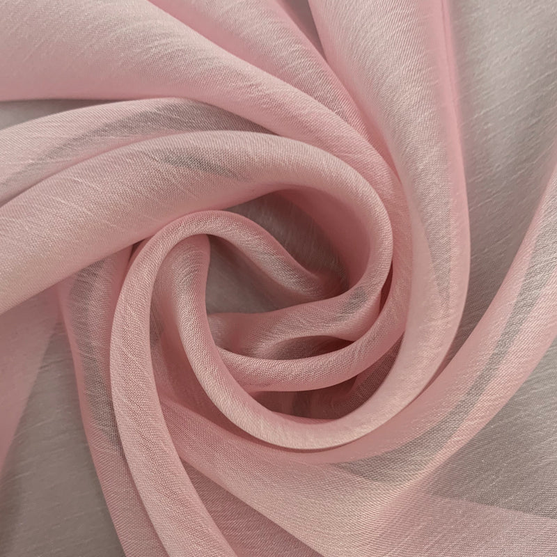Jolene BABY PINK Polyester Two-Tone Chiffon Fabric by the Yard - 10135