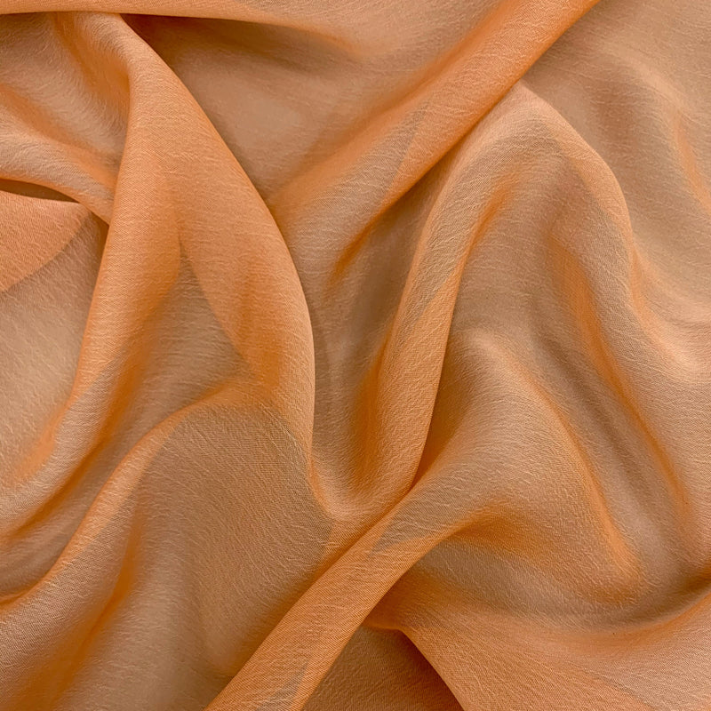 Jolene PAPAYA Polyester Two-Tone Chiffon Fabric by the Yard - 10135