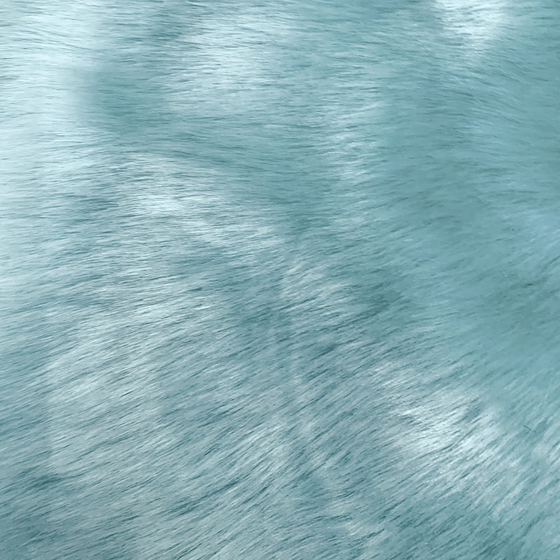 Zahra BABY BLUE 0.75 Inch Short Pile Soft Faux Fur Fabric for Fursuit, Cosplay Costume, Photo Prop, Trim, Throw Pillow, Crafts - 10177