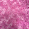 Ruth PINK Cuddle Minky Rosette Soft Faux Fur Fabric by the Yard - 10083